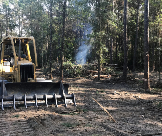 Land Clearing with Bull Dozer